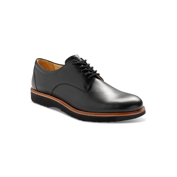 Men’s 10.5 M Samuel Hubbard Black Leather Founder Comfort Dress Shoe Vibram Sole - Picture 2 of 15